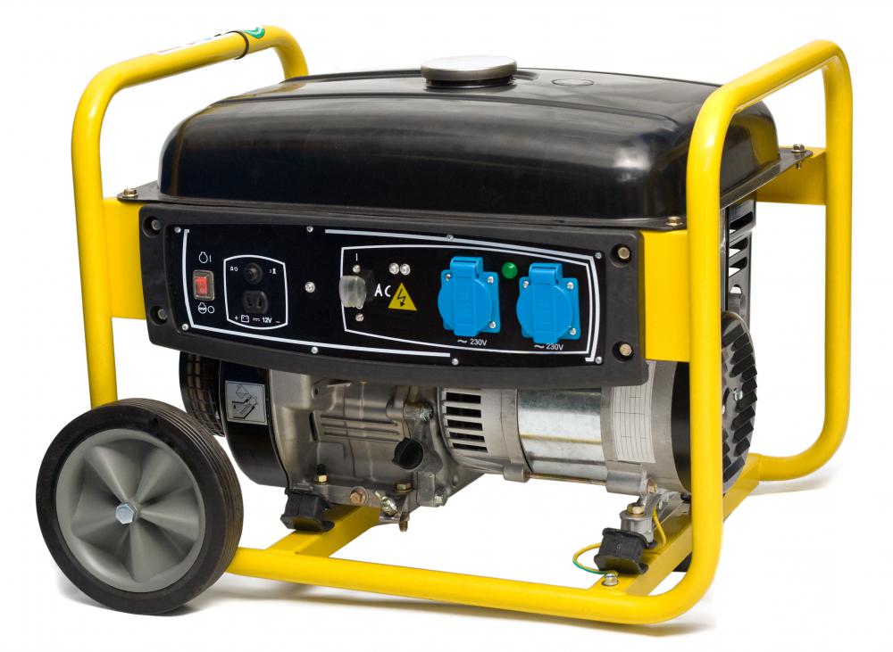 A portable gas generator.