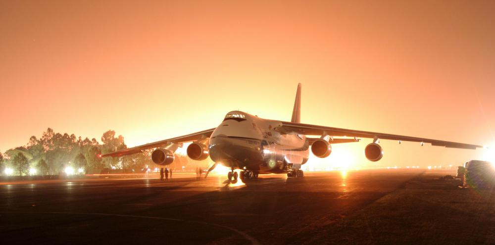 Tarmac paving is used on airport runways.