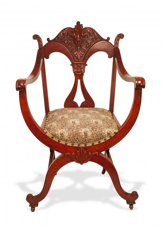 Victorian furniture is commonly constructed out of mahogany wood.