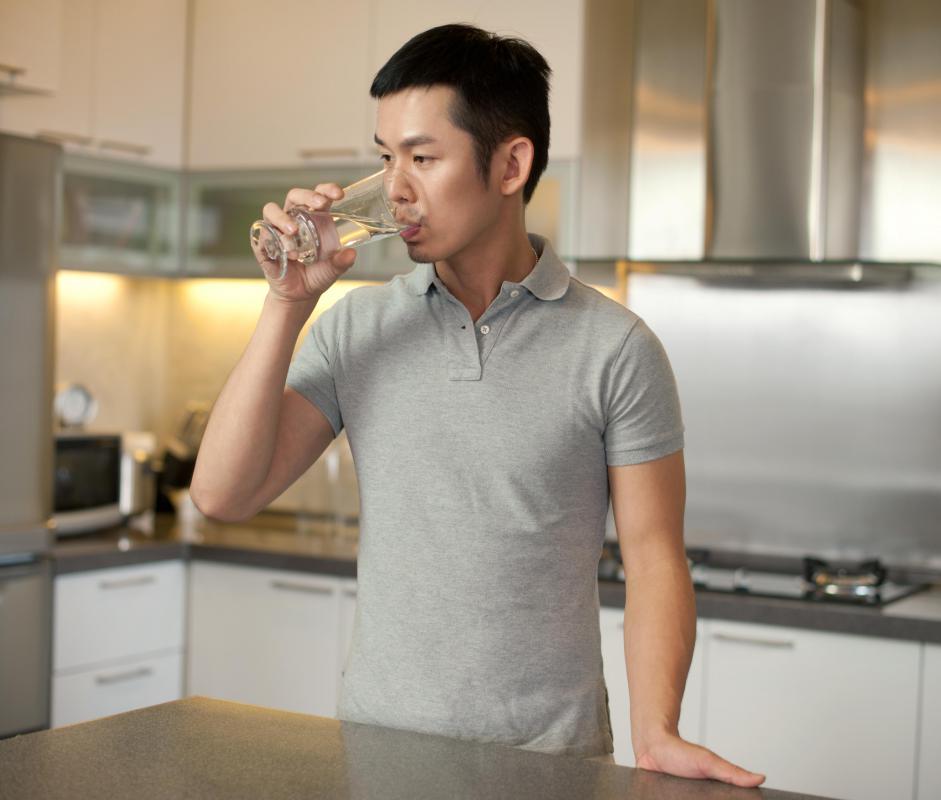 The drinking of water makes up a small fraction of overall water consumption.