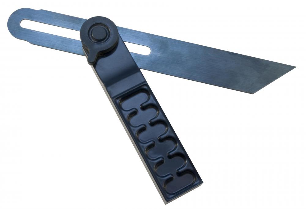 A bevel tool may be used to replicate an angle accurately.