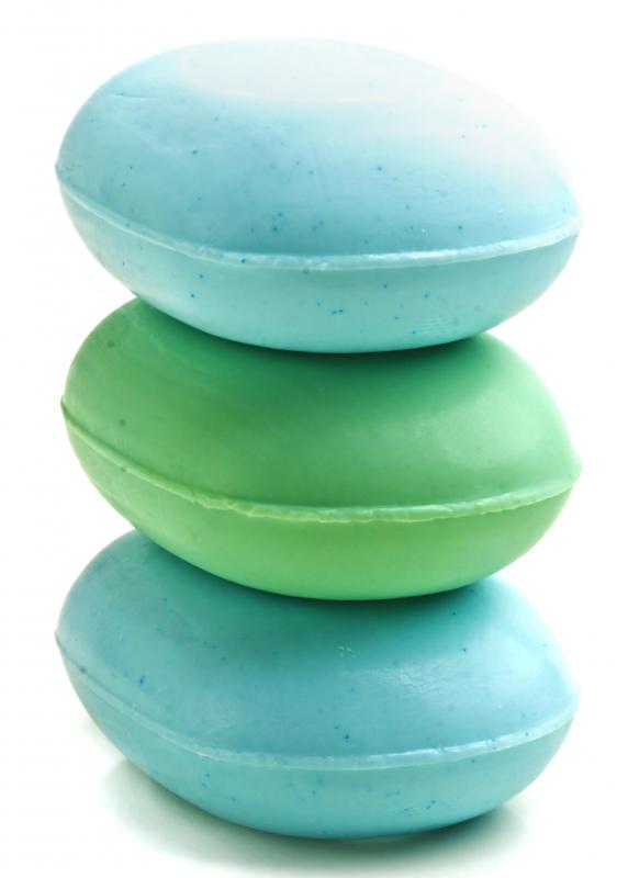 Homemade soap is a popular handicraft.