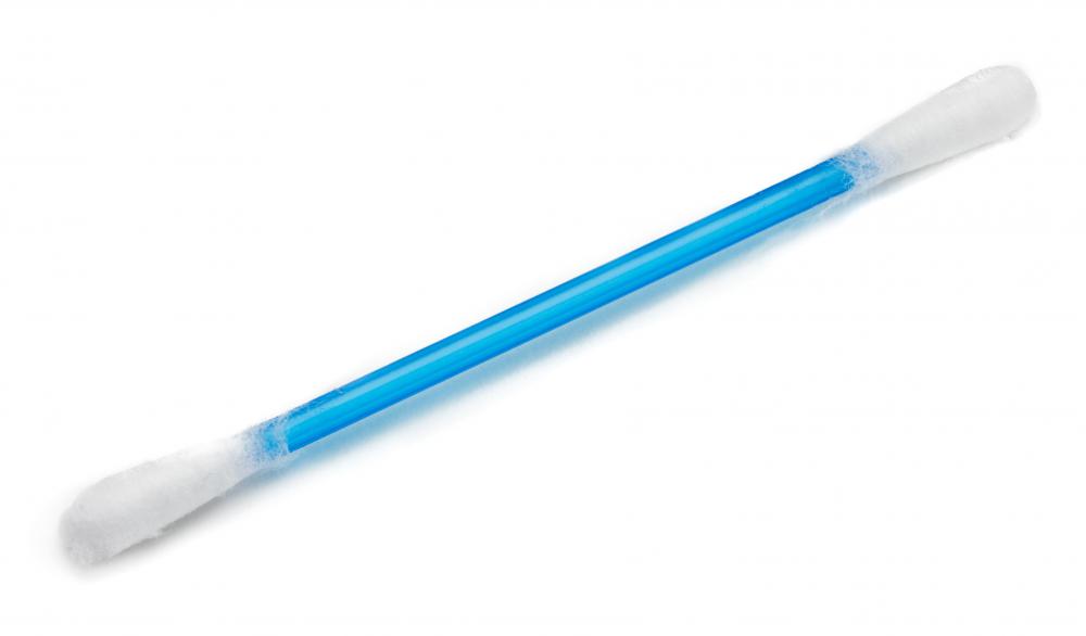A cotton swab can help apply oil.