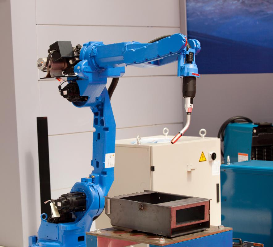 A limit switch can be used in a sensor that stops a robotic arm when it completes its task.
