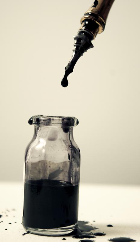 Pigment ink -- often used for archiving -- is typically resistant to fading, smearing and running once dry.