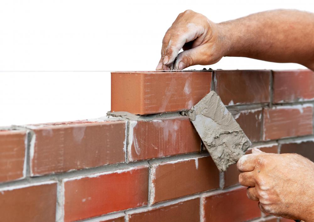 Brick ties are an important component of bricklaying.