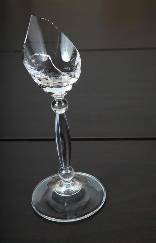 A whisk broom may be used for small cleanup projects, such as sweeping up broken glass.