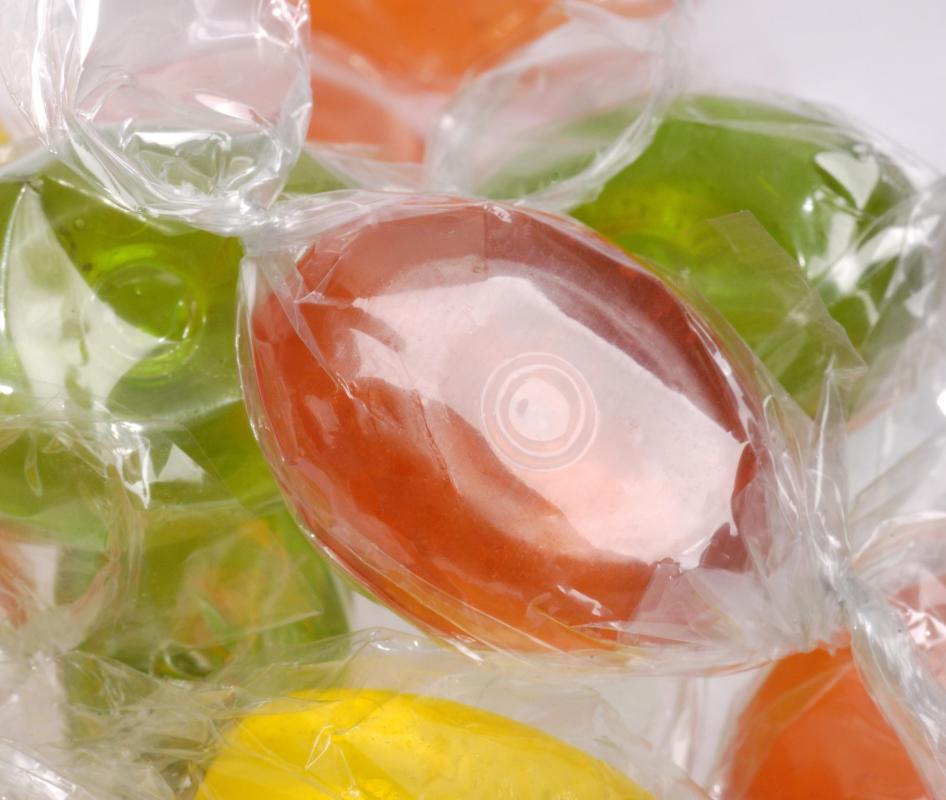 Cellophane wrappers include viscose.