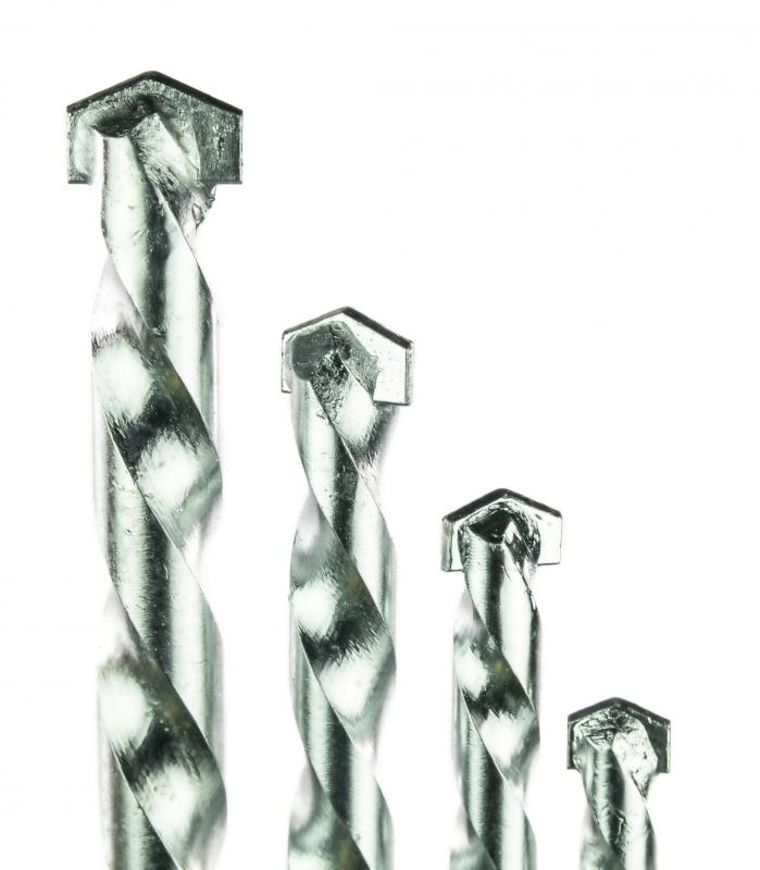 Masonry drill bits are necessary to bore holes into brick walls.