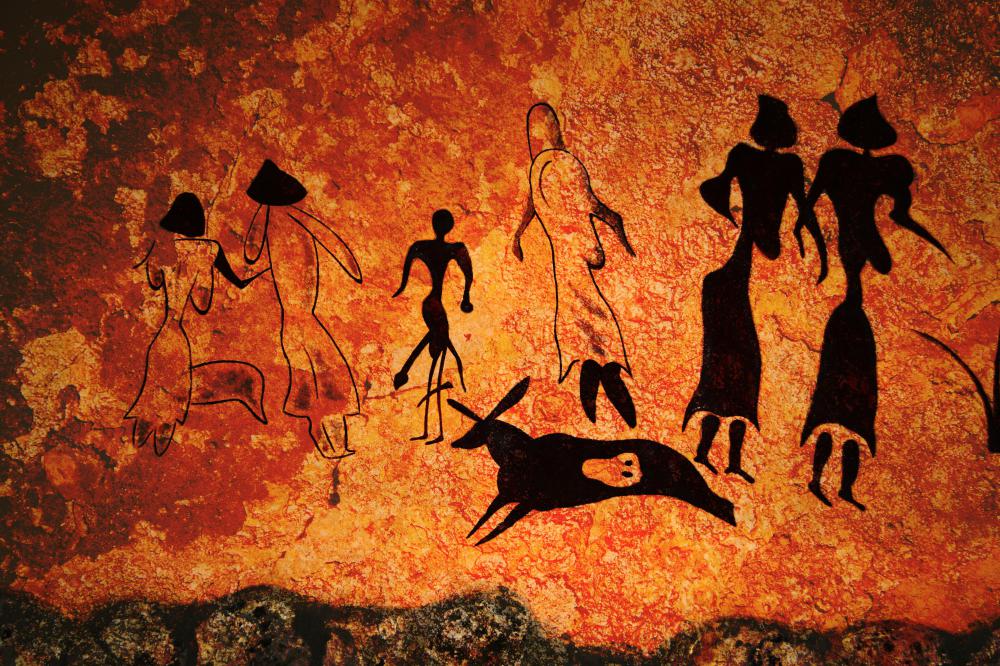 Cavemen drawings are often referred to as the first hints of interior design.