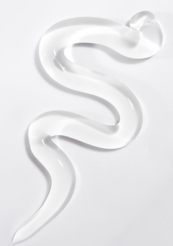Hair gel has a jelly-like consistency.