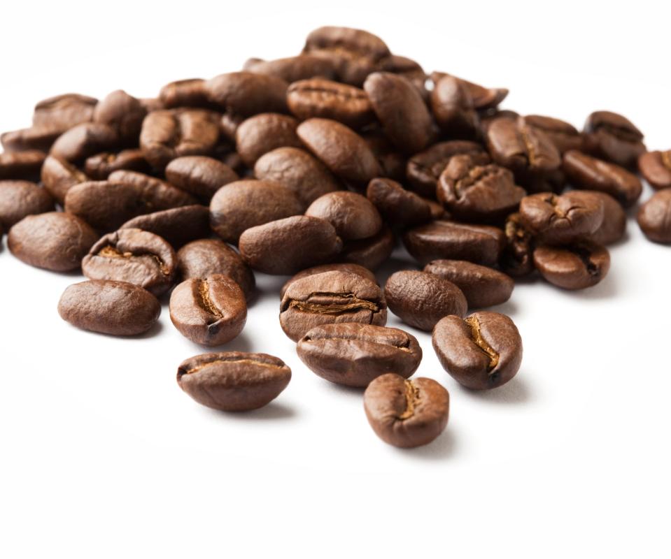 Coffee beans can be ground up and used in an exfoliating scrub.