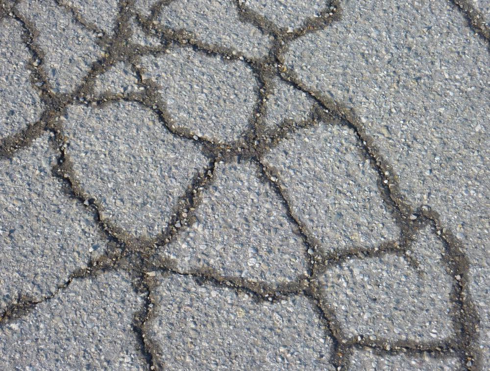 Cobblestones may be preferred to asphalt, which can crack.