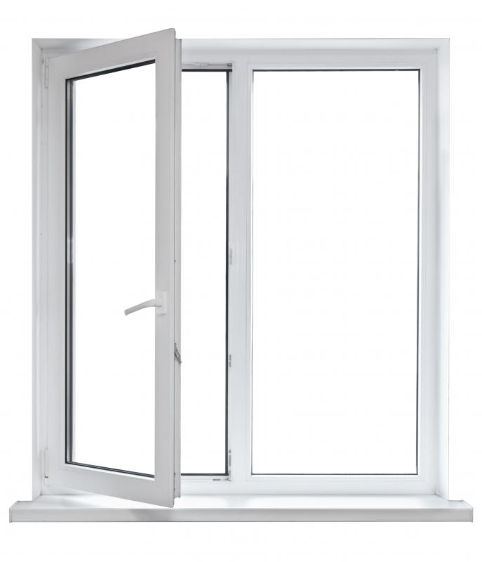 Framing materials can make double paned windows even more efficient.