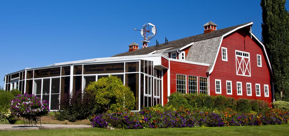 Sunrooms are a form of enclosed patio.
