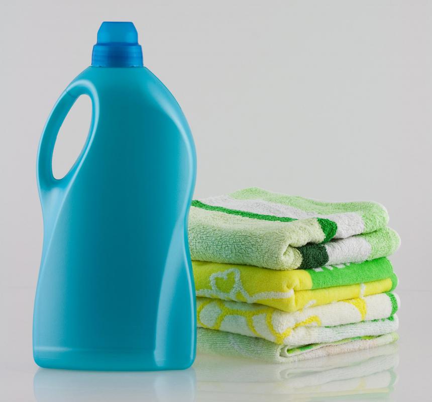 Liquid fabric softener can be used to remove wallpaper.