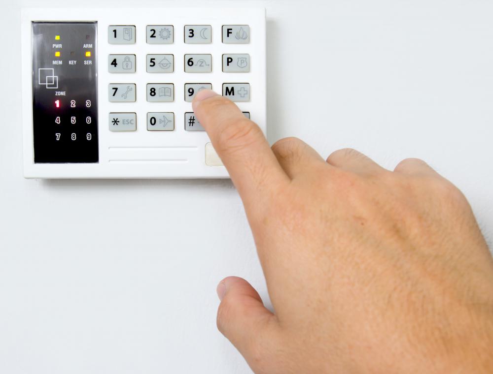 Keyless entry systems often use electronic keypads in place of traditional keys.