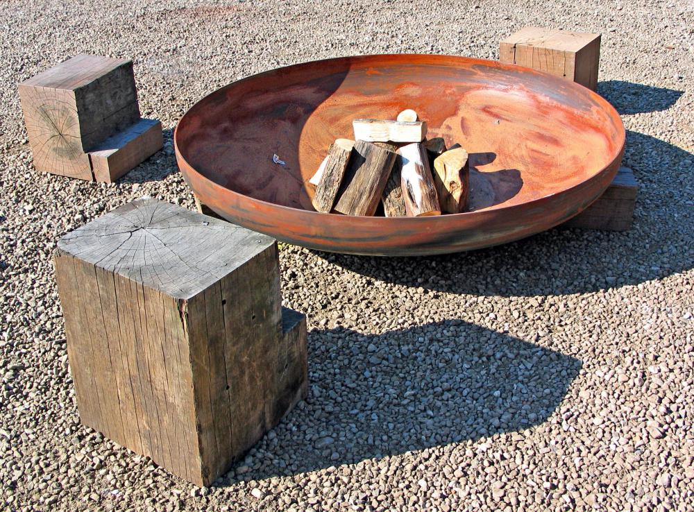 With most fire pits, either wood or charcoal can be used, depending on availability and the user's needs and preferences.