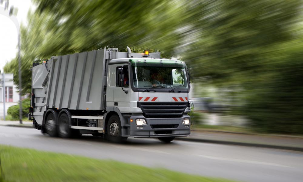 Household waste is generally collected and taken to a central facility.