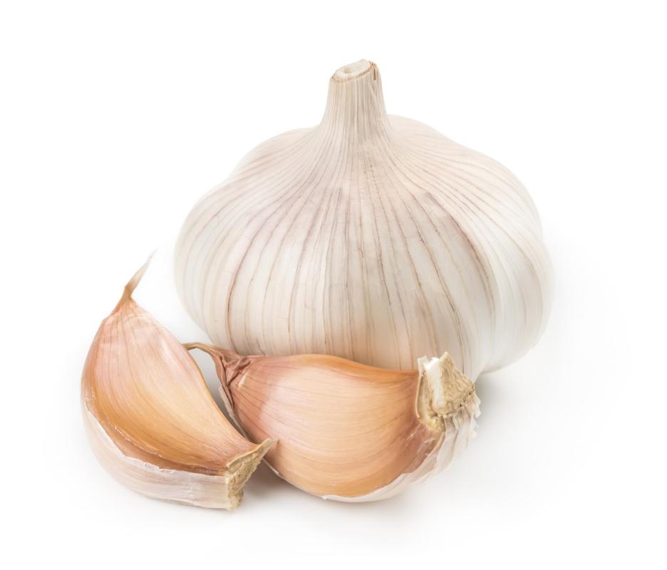 Garlic can repel a number of insects, and so it's commonly used in organic insecticide.