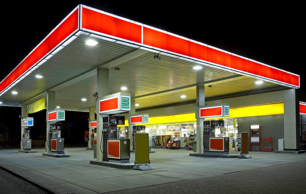 Propane tanks can be filled or exchanged at most gas stations.