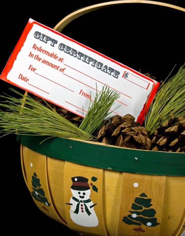 A basket can be creatively decorated instead of using gift wrap.