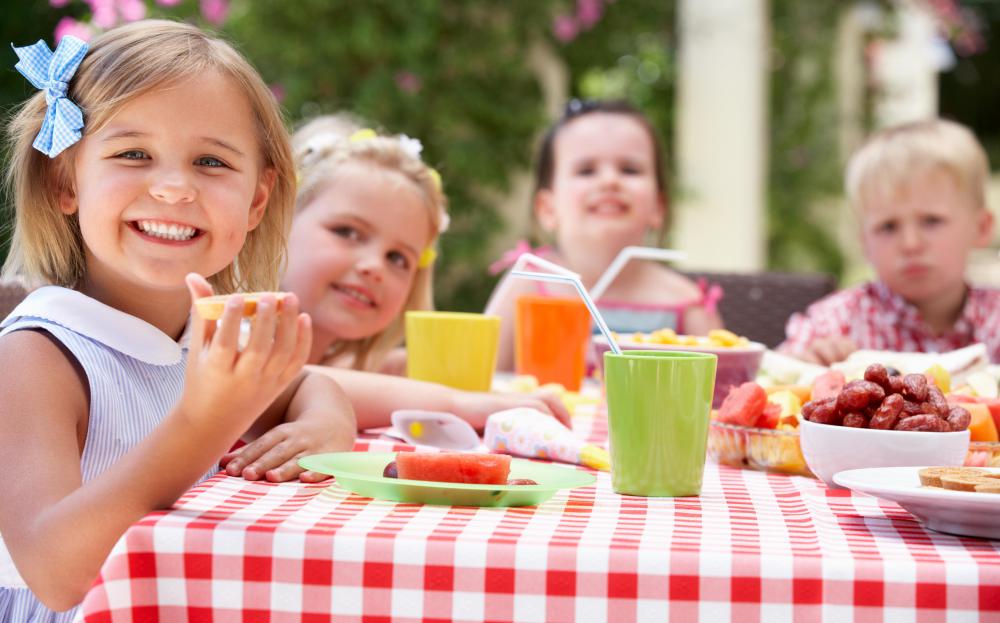 Table linens made from cotton or linen are more absorbent and last longer.