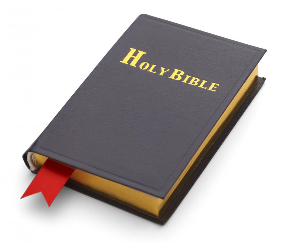 Bonded leather may be featured on the covers of Bibles.