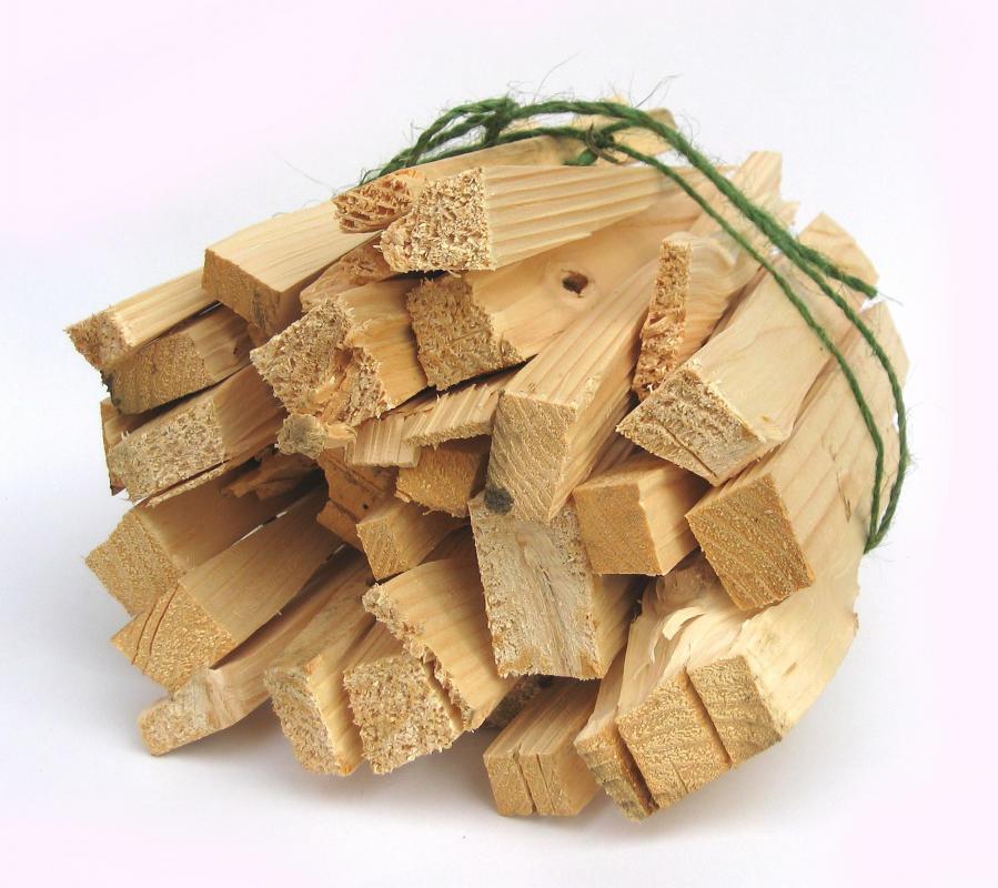 Kindling wood.