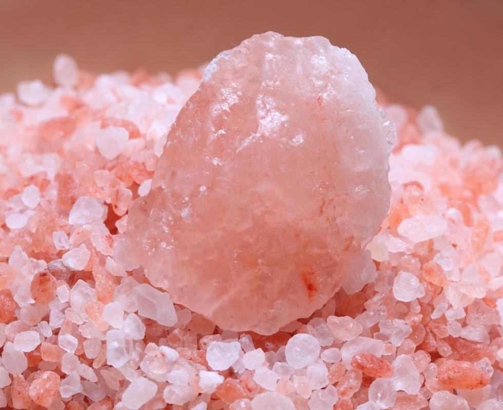 Natural salt produces negative ions when heated.