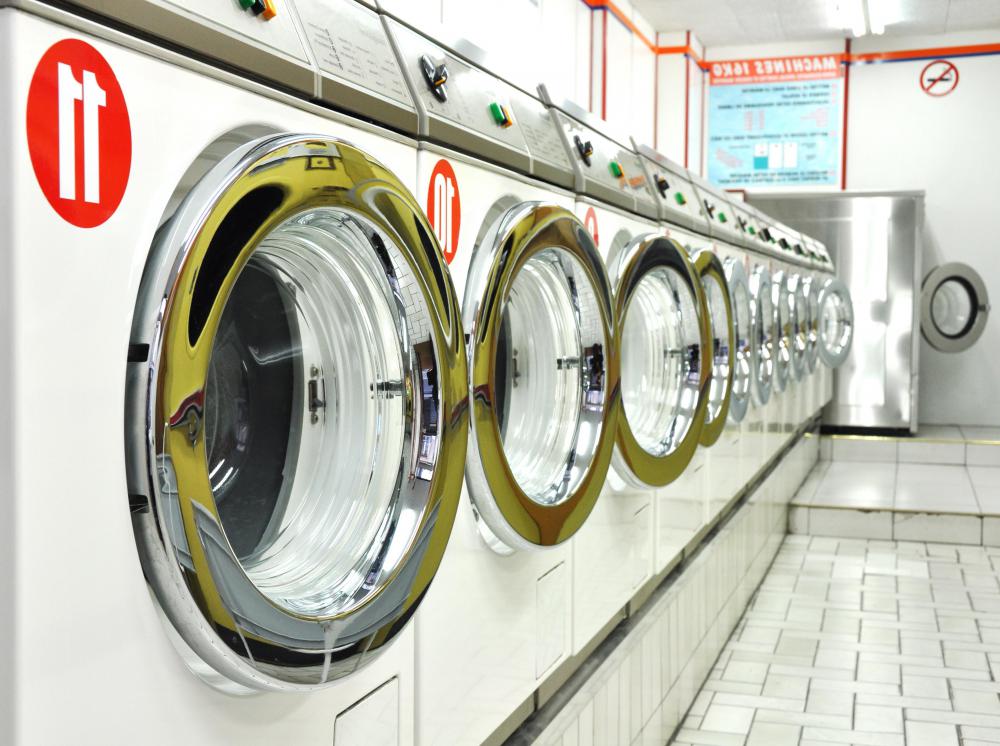 Many laundromats have public bulletin boards that might advertise cleaning service.
