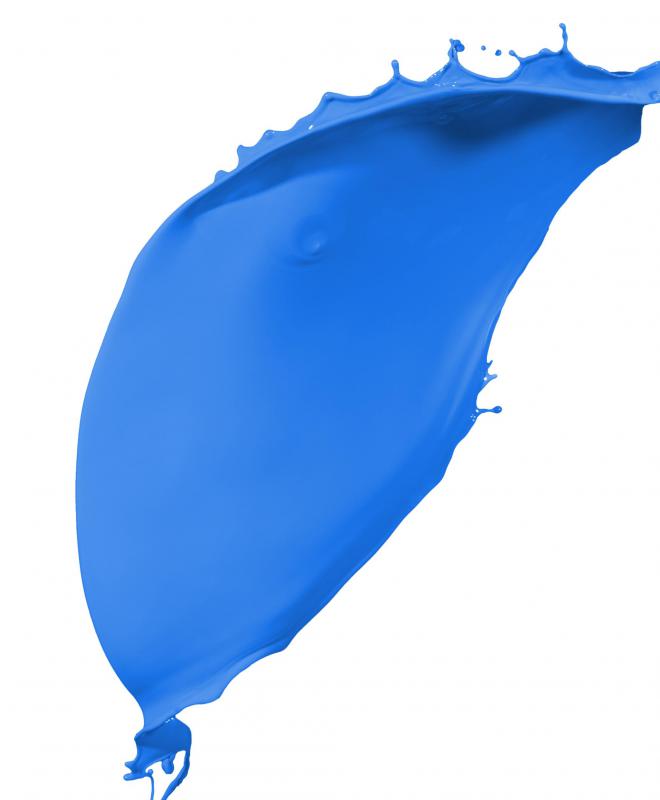 Latex paint is known for its easy clean up.