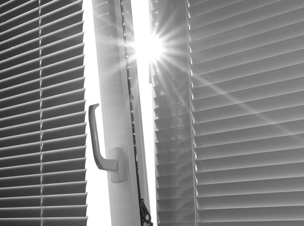 Blinds are now considered a standard window treatment.