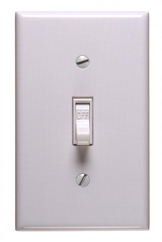 Rubbing alcohol can be used to clean switch plates.