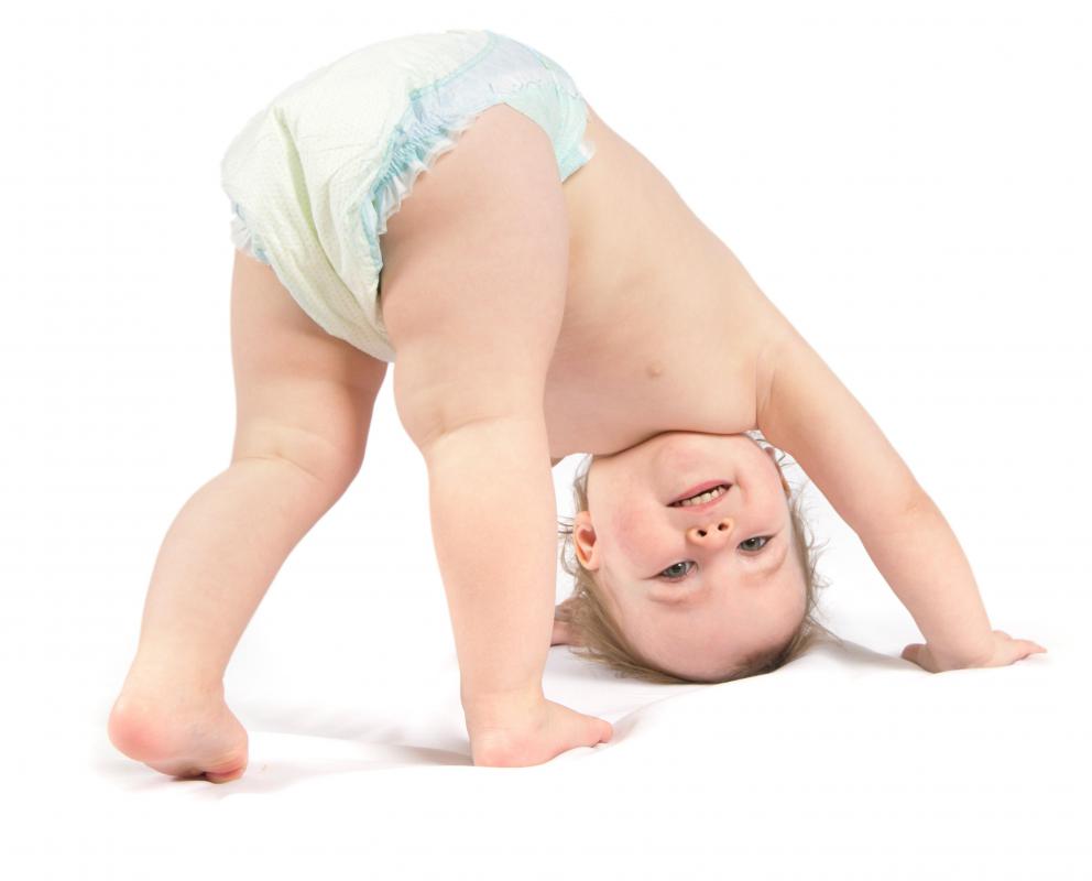 Many parents use disposable diapers during the early months of a child's life.