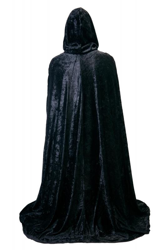 Hook-and-eye closures may be featured on cloaks.