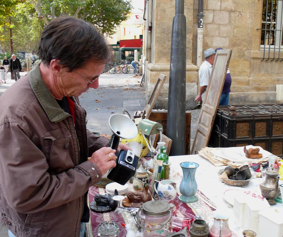 Uncluttering a home may involve selling off items through a rummage sale.