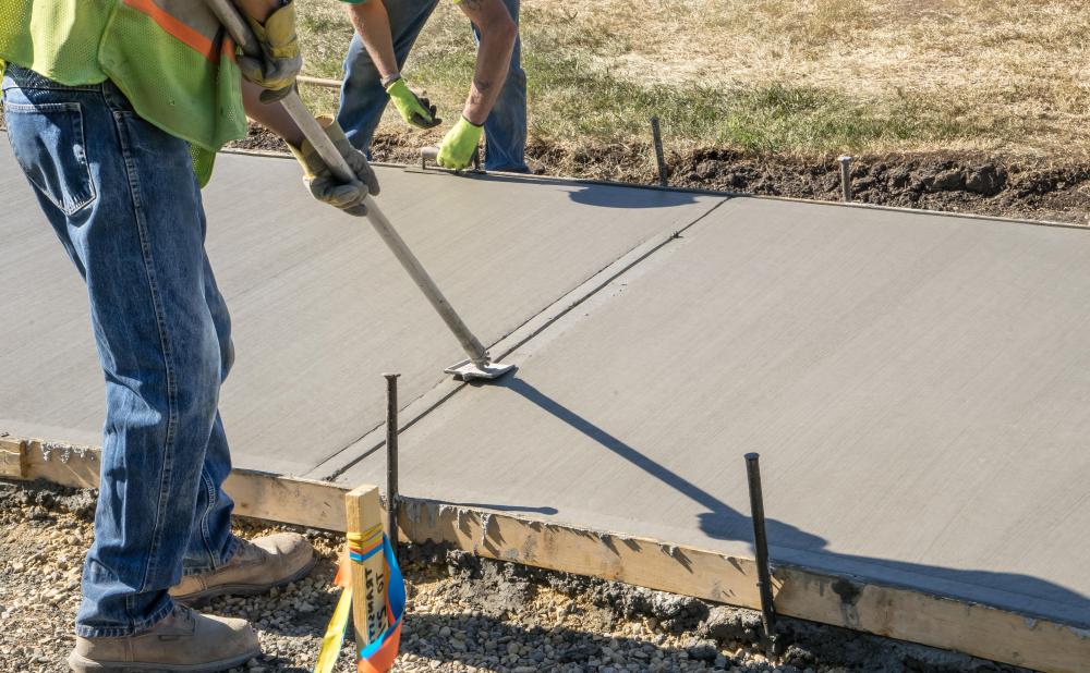 Concrete restoration may be used in the restoration of sidewalks along city streets.