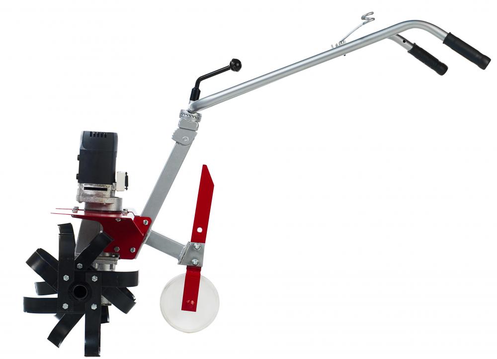 Powered garden cultivators can come in small sizes.