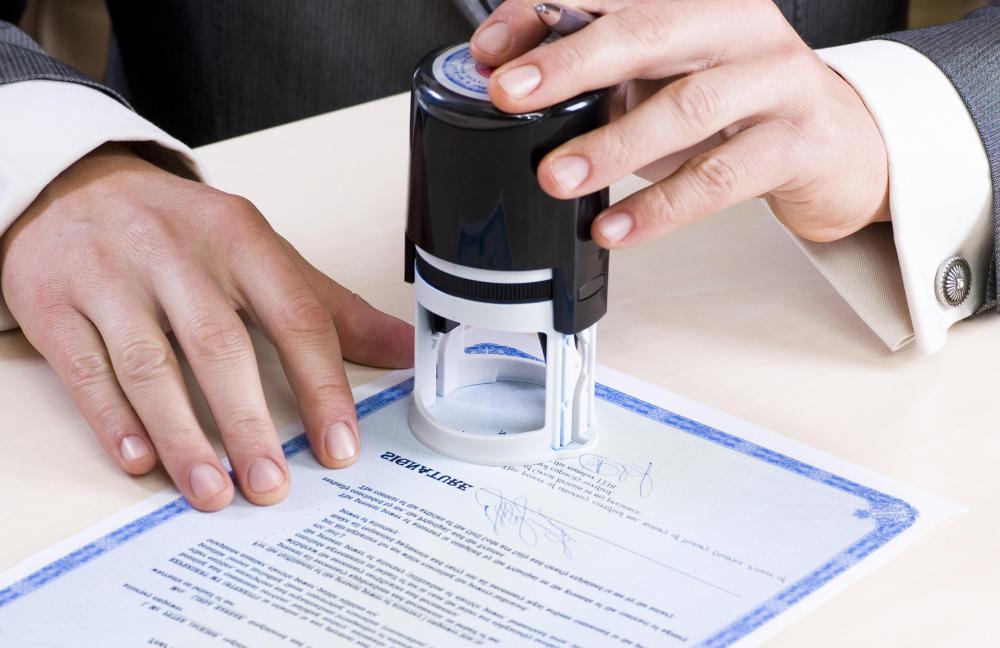 Officials such as notaries public use hand-held embossing stamps.