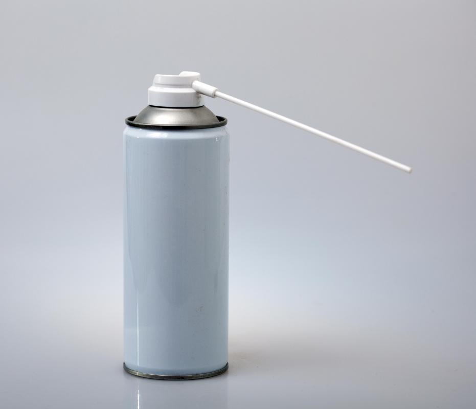 The lubricant WD-40 may be used to remove dried paint stains from the carpet.