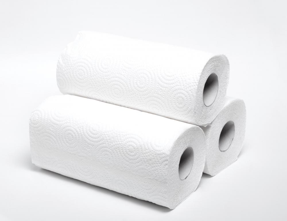 Have a roll of paper towels ready when cleaning a refrigerator.