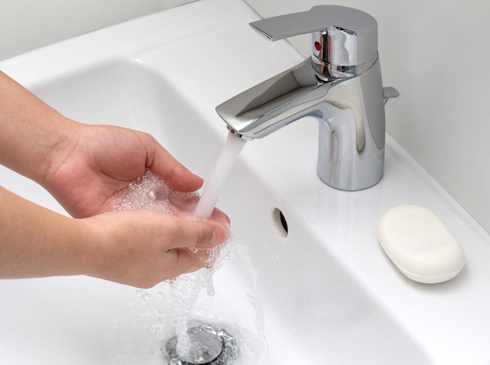 Hot water may be used to remove wallpaper.