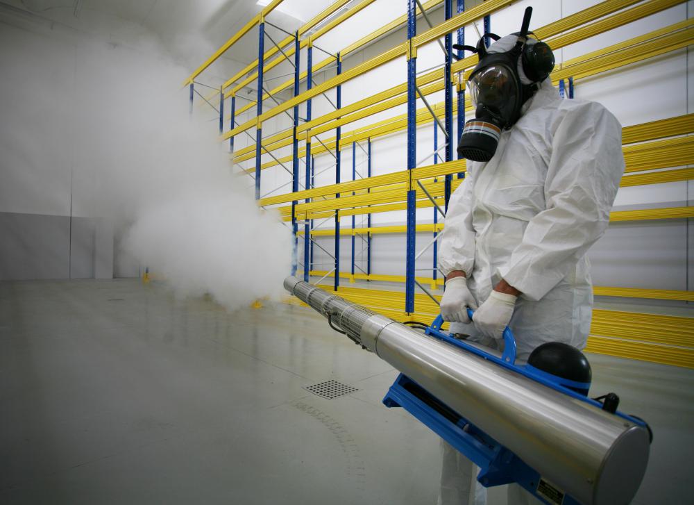 Fumigation is a common way to control cockroaches.
