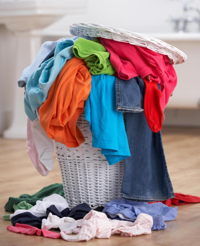 Laundry is one chore that husbands should be encouraged to help with.