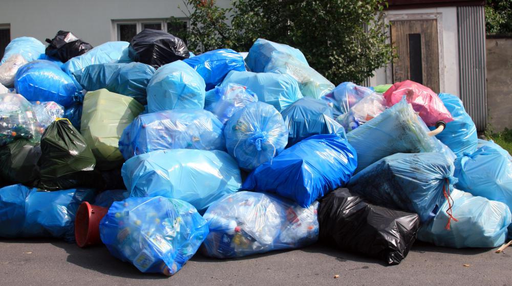 Taking out the trash is a common task for husbands.
