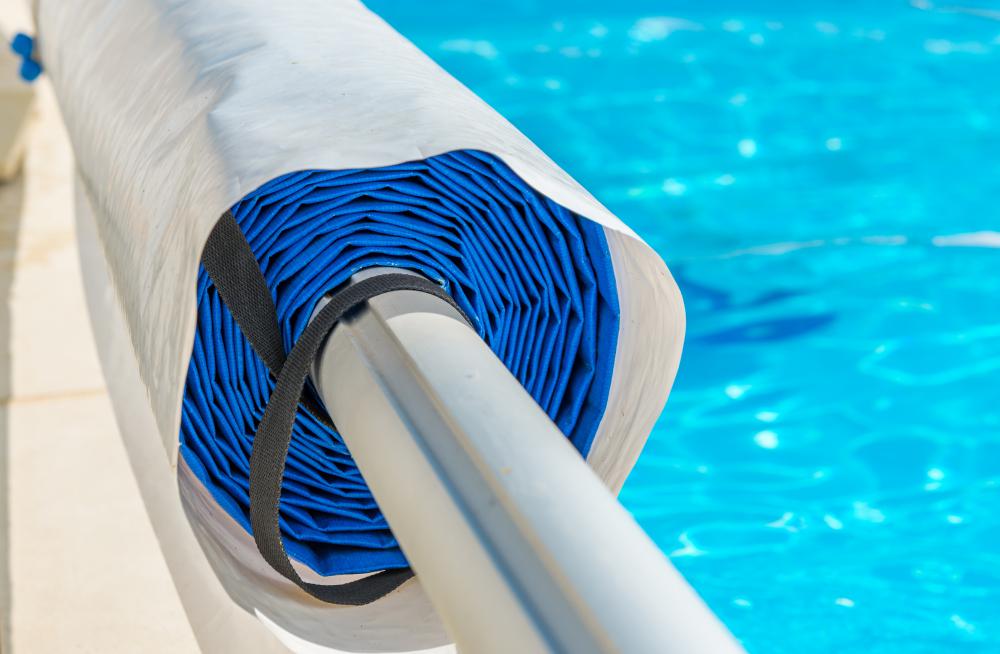 A pool should be covered throughout the winter.