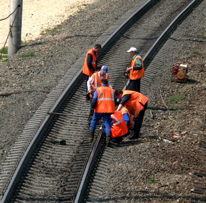 Preventive maintenance on railroad tracks can help avoid a train derailment.