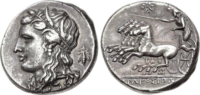 Rare Greek silver coins.
