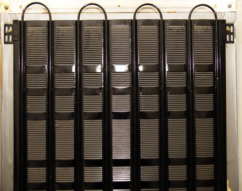 Refrigerators and freezers contain coils that heat and cool gas.